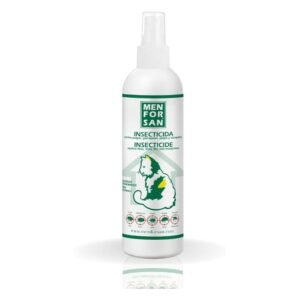 Insecticida para gatos y mascotas Menforsan, eliminación efectiva de pulgas, garrapatas y mosquitos.