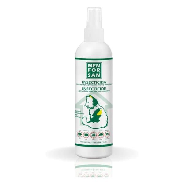 Insecticida para gatos y mascotas Menforsan, eliminación efectiva de pulgas, garrapatas y mosquitos.
