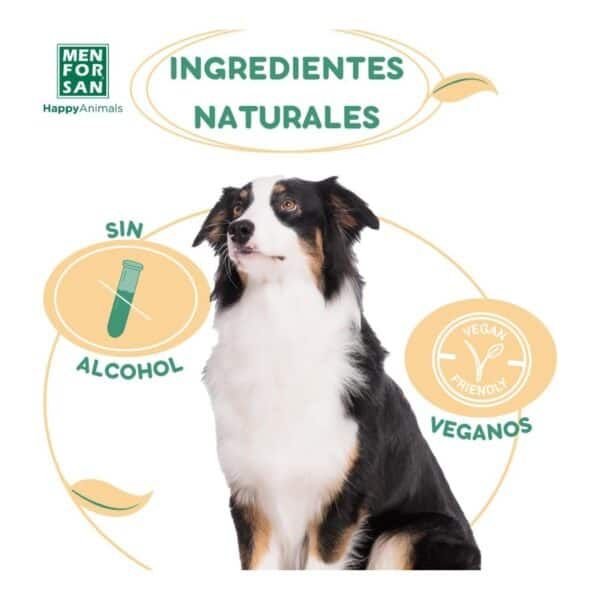 Ingredientes naturales para mascotas sin alcohol ni ingredientes de origen animal - Tienda online TodoMASKOTAS.