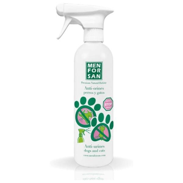 Spray repelente para perros y gatos, control de orines, higiene mascotas.