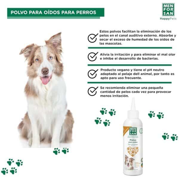 Polvo para limpieza de oídos de perros y gatos en tienda online TodoMASKOTAS.