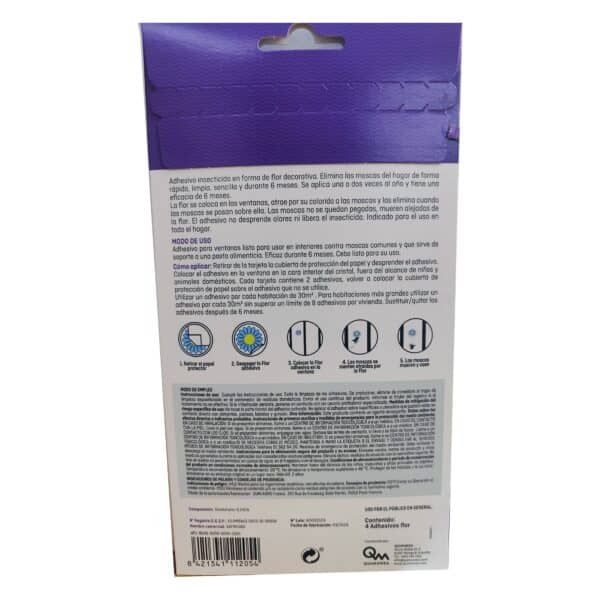 Protector de insectos para ventanas con adhesivo decorativo y efectivo contra moscas, prolonga hasta 6 meses.