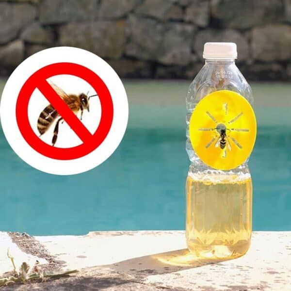 Protector de abejas en botella de agua, repelente para abejas y avispas, tienda online TodoMASKOTAS, productos para repelentes naturales, protección eficaz.