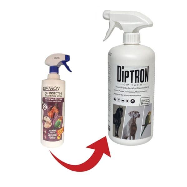 Producto para control de plagas en mascotas, insecticida antiparásitos para animales domésticos.