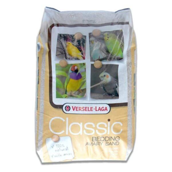 MATERIAL DE ARENA PARA CADA BOLSA DE PÁJAR.