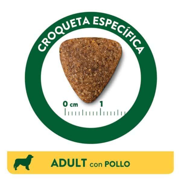 Croqueta especial de pollo para mascotas, con tamaño preciso y calidad premium en TodoMASKOTAS.