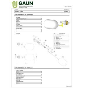 Válvula neumática para sistemas de mascotas y animales de acuerdo a normativa técnica.