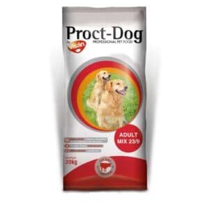 Alimento para perros adultos de raza grande, 20kg, con buey, para cuidado y salud canina.