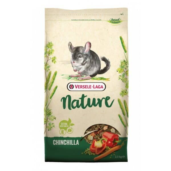 Alimento para chinchillas Versele-Laga Nature, comida natural para roedores de alta calidad.