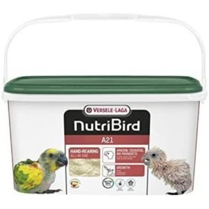 NutriBird A21 pienso para aves, alimentación balanceada para loros y aves exóticas.