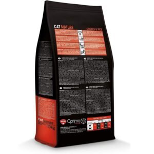 Alimento para gatos, comida seca para gatos, comida para felinos adultos, con pollo y arroz.