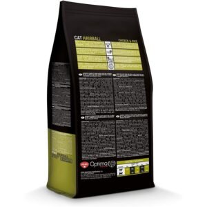 Alimento para gatos Cat Hairball sabor pollo y arroz, saciedad y control de bolas de pelo, 2kg.