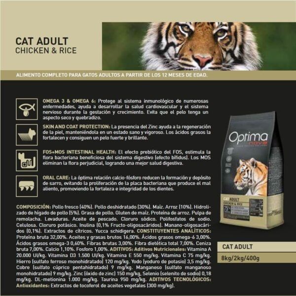 OMEGA 3 Y 6 PARA GATOS ADULTOS.