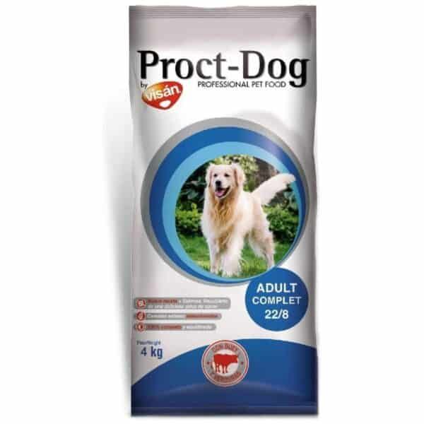 Protección y salud para perros adultos, comida completa en paquete de 4 kg, ароматисочна para mascotas.