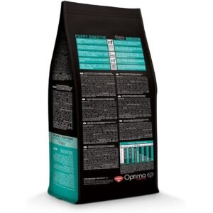 Alimento para perros con digestión sensible y saludable.