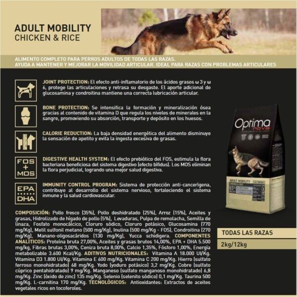 Rantado, alimento completo para perros adultos, premium, control articular, salud digestiva, movilidad y protección articular.