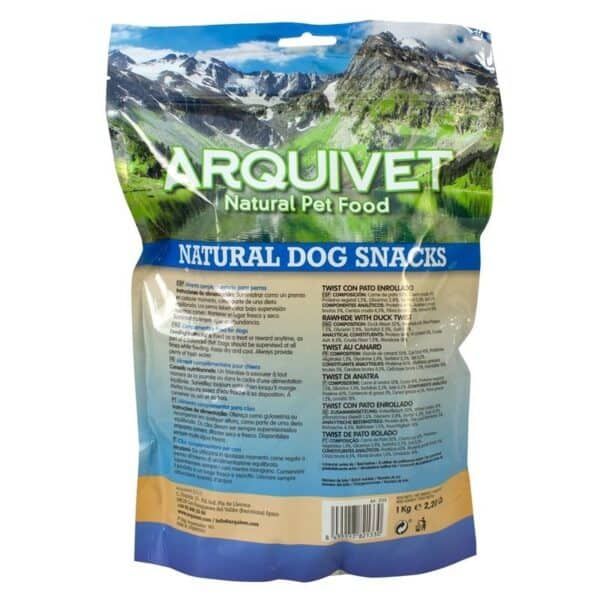 ArquiVet snacks naturales para perros, comida ecológica para mascotas saludables y nutritivas.