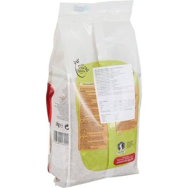 Alt: Paquete de pienso para perros Prestige Buddies 1kg, comida para mascotas.