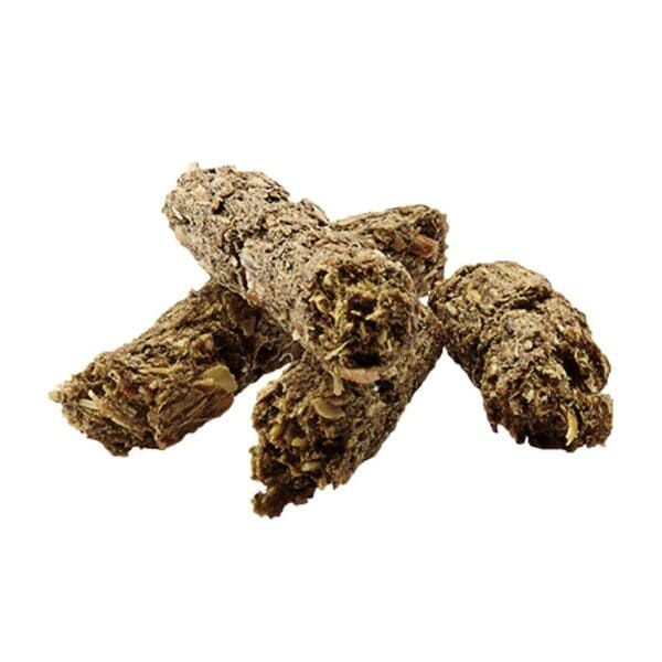 Barras de cereal energéticas con avena y frutos secos, snack saludable y nutritivo.