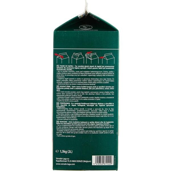 Piasek do kąpieli, wysokiej jakości, higieniczny dla dzieci i dorosłych, 1,3 kg, idealny do relaksu i ozdobnych zbiorników wodnych.