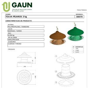 Tobas para aves de mascota en diferentes colores y tamaños para alimentación y descanso.