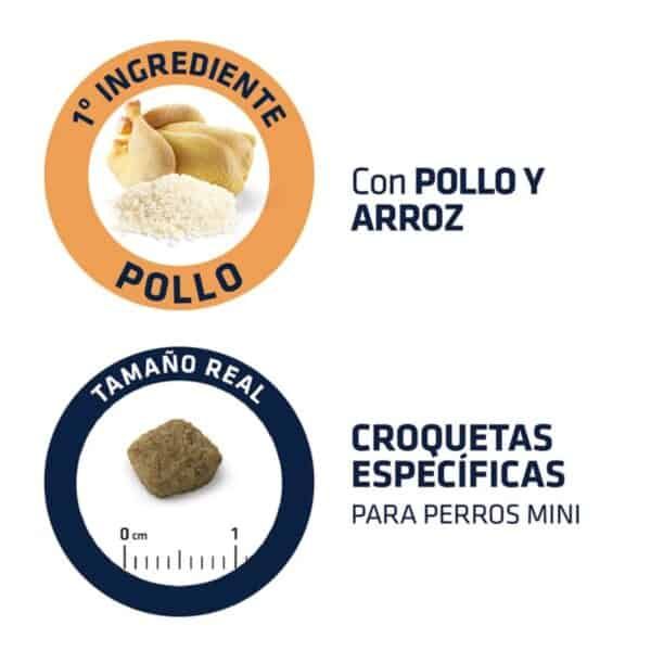 Pollo y arroz para perros mini en tienda online TodoMASKOTAS.
