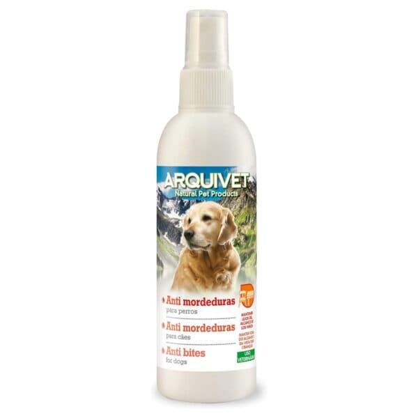 Protector antipulgas para perros y gatos en spray, ideal para prevenir mordeduras y picaduras.