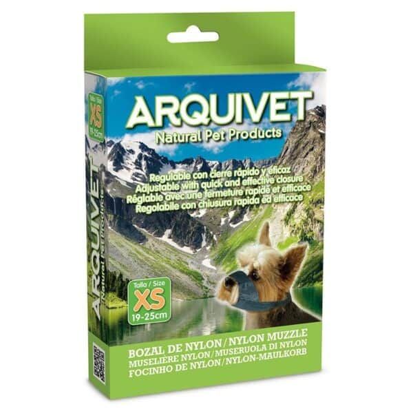 Arquet nylon para mascotas, tamaño XS, ajuste rápido y eficaz.