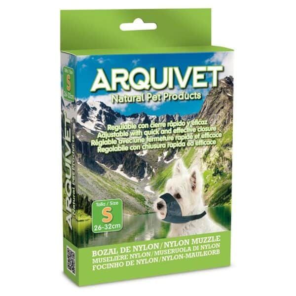 Arnés para mascotas ARQUVET nylon ajuste rápido y eficaz, tamaño S 26-32cm.