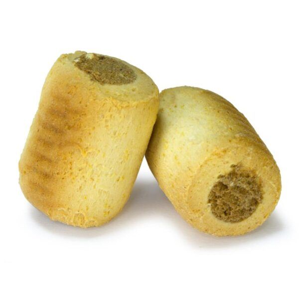 Delicias de chocolate rellenas de crema.