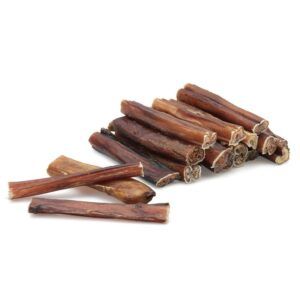 Varitas de jabalí secas para mascotas.