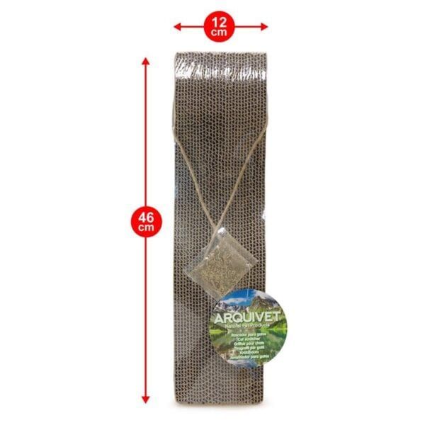 Hierba de arena para gatos, rascador natural de 46 cm de altura y 12 cm de ancho. Perfecto para el juego y arañar de tu gato.