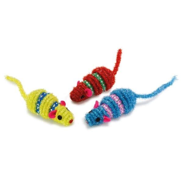 Ratones de felpa con cuerda, juguetes para mascotas, original y entretenido.