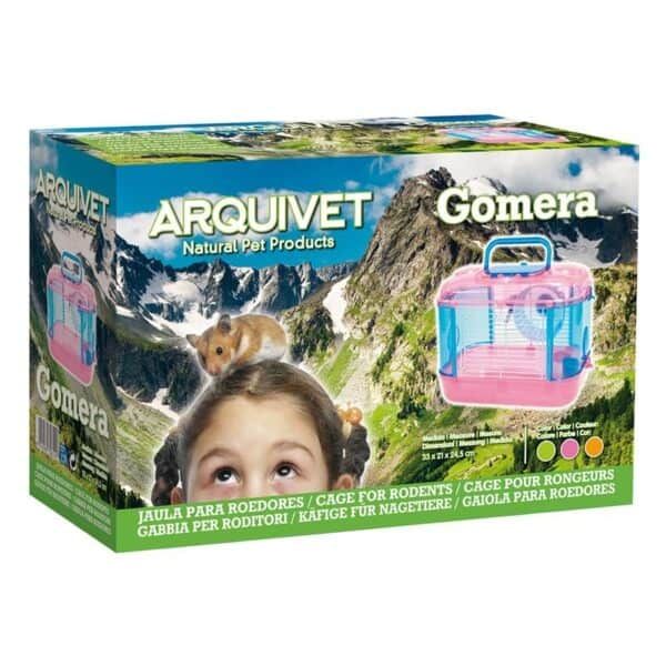Cage pour rongeurs Arquivet Gomera, animal care et jouet pour petits animaux, idéale pour hamsters, gerbilles et souris.