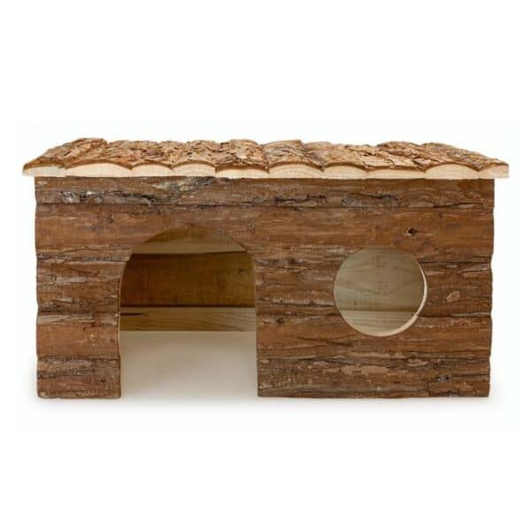 Hecho a mano de madera de árbol natural para gatos, diseño divertido y funcional para mascotas.