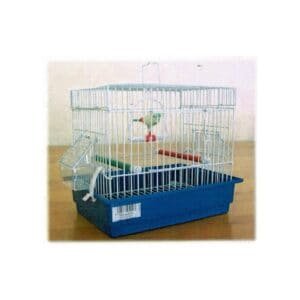 Jaula para pájaros con accesorios, ideal para mascotas voladoras, en tienda online TodoMASKOTAS.