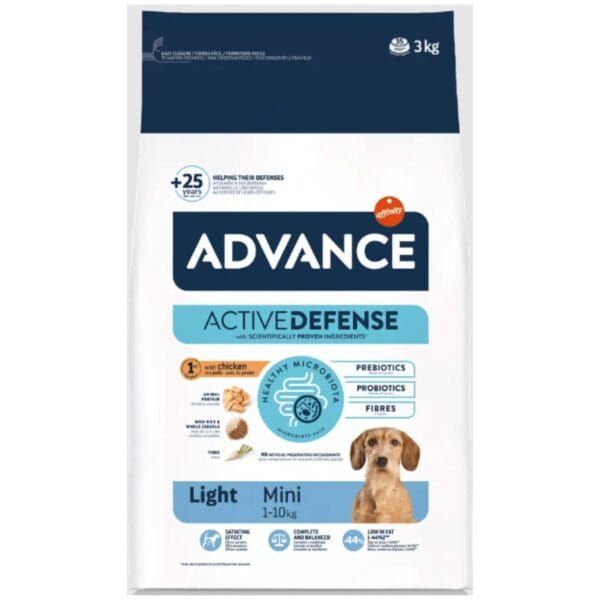 Advantage Advance Snack Dietético para perros pequeños, 3 kg, con ingredientes ingredientes sanos.