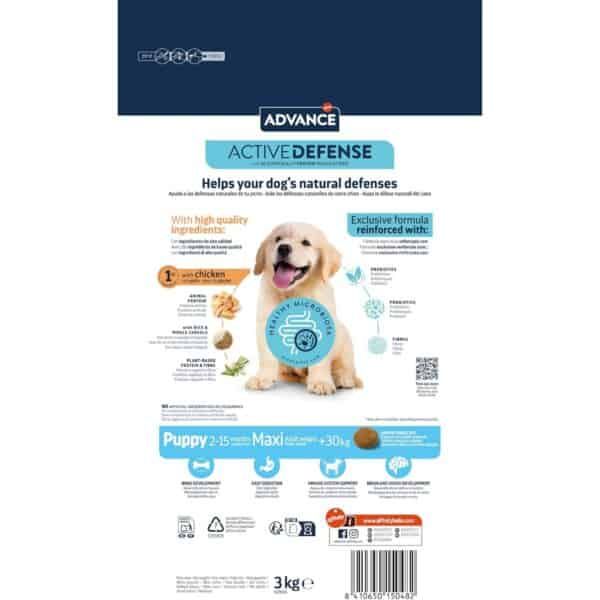 Alimento para perros con ingredientes de alta calidad y fórmula exclusiva para defensa natural.