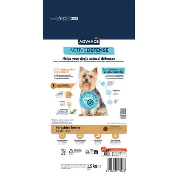 Advance AD-7088-10 Yorkshiere Terrier pienso para perros adultos, 1,5 kg.