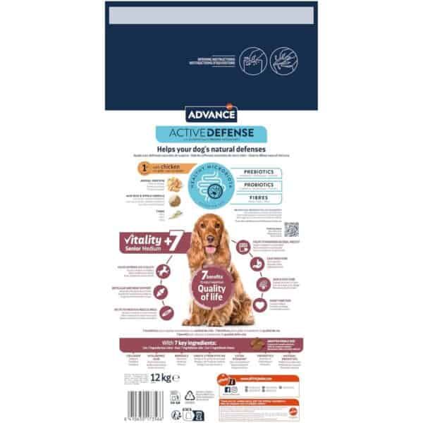 ADVANCED Active Defense para perros, ayuda a fortalecer sus defensas naturales y sistema inmunológico.