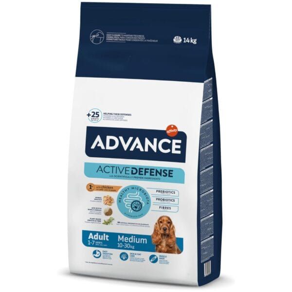 Advance pienso perro active defense para adultos 1-7 años de 10-30kg.
