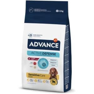 Advance alimento para perros sensibilidad cuidado adultos 12 kg.
