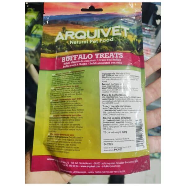 Artesano, comida para perros de peluche, bufalo, natural, juguete, masticable, con hierba, para mascotas, arbusto, duradero, 100 g.