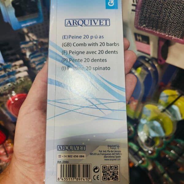 Peine de 20 dientes en caja, peines para cabello arquetv, accesorios de belleza para adultos y niños.