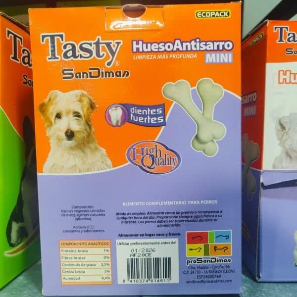 Antiestrés para perros con hueso, suplemento digestivo natural, cuidado dental canino, hueso para perros mini, snack saludable para mascotas.