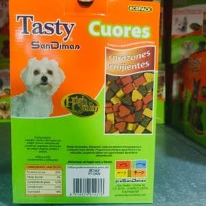 Cuidado y alimentación para perros con corazones crujientes, suplemento alimenticio de alta calidad para mascotas.