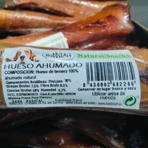 Hueso ahumado natural para mascotas, producto de alta calidad en la tienda online TodoMASKOTAS.