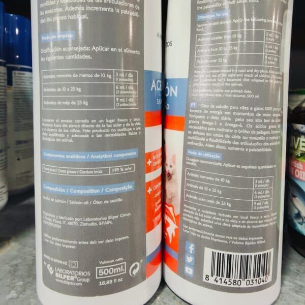 Salmón para mascotas, aceite de salmón para perros y gatos, suplemento nutricional beneficios para salud pet.