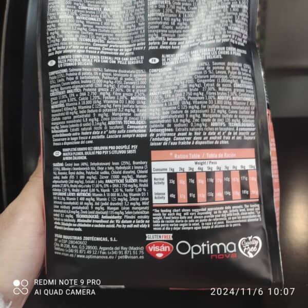 Croquetas para perros con ingredientes naturales y vitaminas, compatible con dietas sensibles y sin gluten, ideal para mascotas activas y saludables.