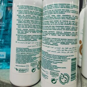 Hidrogel para perros y gatos, fragancia vainilla, 125 ml, sin alcohol, para higiene y cuidado.